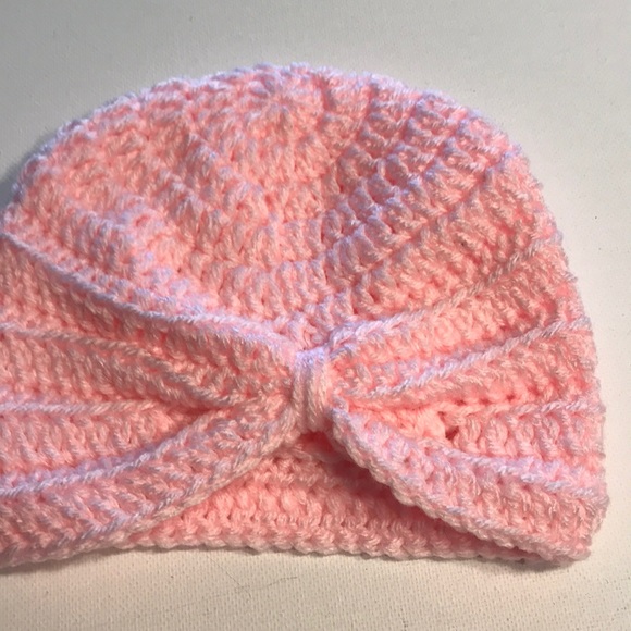 Blue Diaper Cover and Beanie - Picture 3 of 4